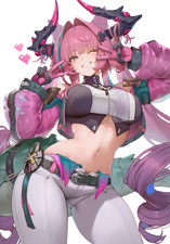 Arknights Endfield Yvonne Anime Die-Cut Sticker 4.5