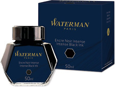 Waterman 50ml Ink Bottle for Fountain Pens, Intense Black Ink (S0110710) picture