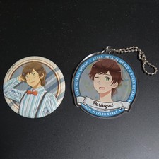 Hetalia Portugal Karaoke no Tetsujin Acrylic Keyholder Web Kuji Can Badge picture