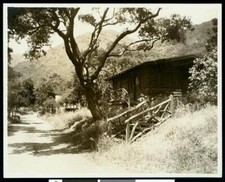 A mountain cabin 1930 California Old Photo picture