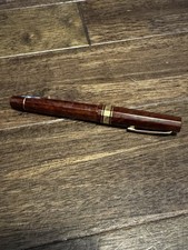 OMAS Colombo II Fountain Pen Briar F Nib Limited Edition USED Inhalation type a picture