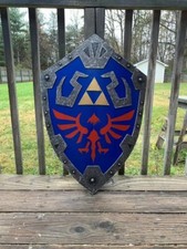 X-MAS GIFT Metal MEDIEVAL Legend of Zelda Inspired Hylian Templar Shield picture