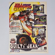 Guilty Gear PlayStation PS1 Kill Your Friends Print Ad/Poster picture