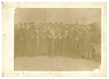  Qajar elite, high-ranking and entourage, Persia Late Qajar period, Persia.  T picture