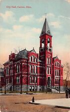 Canton OH Ohio City Hall Early 1900s Vtg Postcard C25 picture