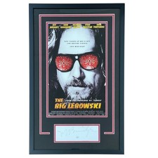 Jeff Bridges Autographed The Big Lebowski (The Dude) Deluxe Framed 11