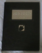 1931 Pottsville High School yearbook Pa picture