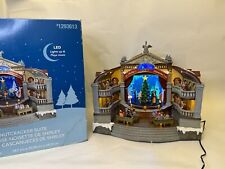 MOMENTS IN TIME Christmas Village 13.1”H Musical Opera House with Animated Scene picture