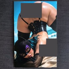 Fantasy of Cosplay Selina Kyle Catwoman VIRGIN Variant Double Cover LE 100 NM+ picture
