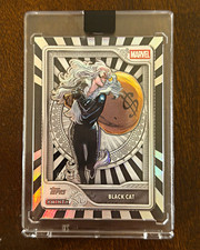 Topps 2026 Topps Mint Marvel Black Cat Silver #68 Serial Numbered 02/10 picture