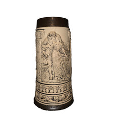 *RARE* Vintage 1990s Gerrman lovers beer stein made in Germany/Deutschland picture