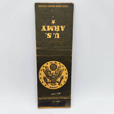 Vintage Matchcover U.S. Army Insignia picture