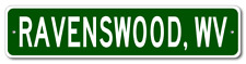 Ravenswood, West Virginia Metal Wall Decor City Limit Sign - Aluminum picture