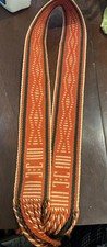 Woven Native American Ceremonial NAVAJO Sash Wrap Belt 32”x2.25” picture