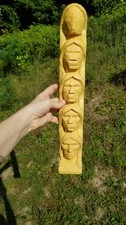 Vintage H.L. Enlow Wood Spirit Resin 17