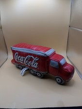 Coca Cola Plush Truck 18 Wheeler Authentic 2002 Coke Promo Soft Stuffed  picture
