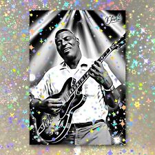 Howlin’ Wolf Holographic Headliner Sketch Card Limited 1/5 Dr. Dunk Signed picture