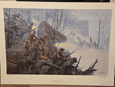The Battle Above the Clouds by Mort Kunstler #657/100 unframed picture