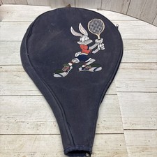 VTG 1995 Warner Bros Looney Tunes Bugs Bunny Tennis Racket Cover picture