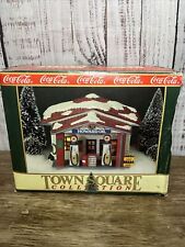 Coca Cola Town Square Collection HOWARD OIL Lighted Gas Station Village picture
