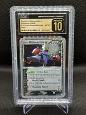 Rocket's Hitmonchan ex Holo 98/109 EX Team Rocket Returns 2004 Pristine CGC 10 picture