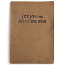 Antique 1911 Ferro Marine Engine Instruction Manual Book Cleveland OH Gas Engine picture