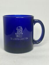 🔥 The Ritz Carlton Blue Cobalt Coffee/Tea Mug Made In USA USA picture