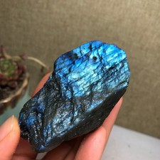 70mm Natural Labradorite Crystal gemstone rough original Specimen 142g A3458 picture