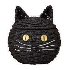 C&F Home Hand Woven Basket, Black Cat (C46015005) picture