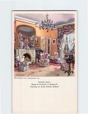 Postcard Dresden Room By RP Safford Home of Franklin D. Roosevelt New York USA picture