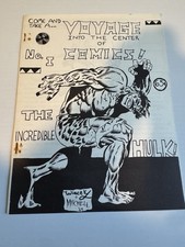 RARE~ VOYAGE INTO THE CENTER OF COMICS #1 Bob Wiacek High School Fanzine 1969 picture