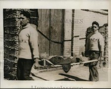 1941 Press Photo injured seaman from torpedoed Portuguese vessel 