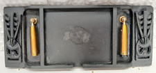 VTG COCO JOE'S PEN & BUSINESS CARD HOLDER ASHTRAY MADE HAWAII OF LAVA picture