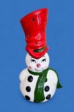 Vintage Lefton Snowman Toothpick Hors D’oeuvres Holder picture