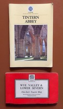 Vintage Map for Wye Valley, Lower Severn, Guide for Tintern Abbey picture