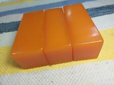 bakelite amber 3 pieces 591 grams 35*40*100 mm suitable for rosary picture