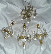 Vintage glass chandelier ornaments picture