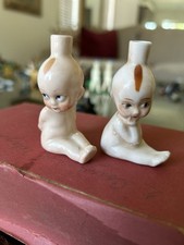 (2) 1930s Kewpie Perfume Bottle- Hand Painted Porcelain -Germany  picture