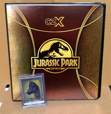 2026 Cryptozoic Jurassic Park CZX  Official Binder - Red Parallel B1 Card /199 picture
