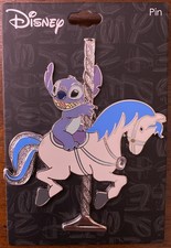 Disney ~ PinAPalooza ~ Cosmic Carousel STITCH on Carousel LE 300 Pin NEW  picture
