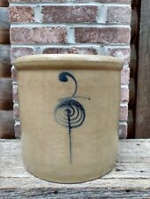 Antique Red Wing 2 Gallon Marked Salt Glaze Bee Sting Bullseye Stoneware Crock picture