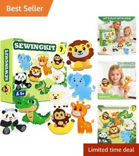 Fun Animal Sewing Craft Kit for Ages 4-8 - Inspiring Imagination with 7 Projects picture