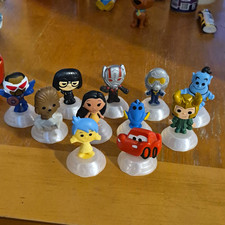 Disney Disney 100 Mini Figure Lot w/ Bases Genie Dory McQueen Pocahontas picture