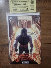 TMNT Shredder #1 (IDW) Cover B Signed by Dan Watters Midtown COA  picture