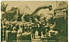 Chicago Worlds Fair 1933 Midway, Sinclair Dinosaur  Exhibit  Postcards picture
