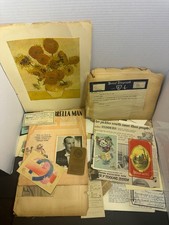 Antique Vintage Ephemera Lot Photos Postcards Documents Receipts Papers AS IS picture