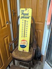 Pepsi-Cola Vintage Advertising Thermometer 