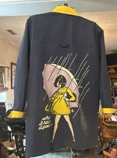 Vintage Morton Salt Logo Raincoat “Morton Salt Girl” Rare Authentic Eagles Eye M picture