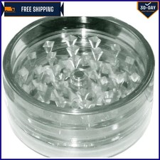 Sleek Clear Acrylic Spice Grinder with Magnetic Lock - Perfect Kitchen Tool picture
