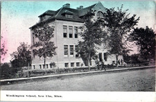 Vintage Postcard 1907-1915 Washington School, New Ulm, Minnesota (MN) picture